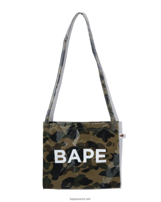 armeijan vihreä miehet A Bathing Ape 1. camo olkalaukku 8HT2D8775