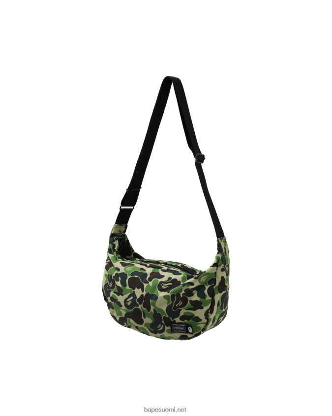 armeijan vihreä miehet A Bathing Ape porter abc camo olkalaukku 8HT2D8754