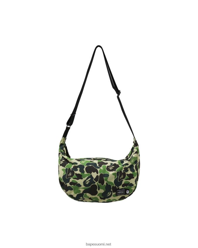 armeijan vihreä miehet A Bathing Ape porter abc camo olkalaukku 8HT2D8754