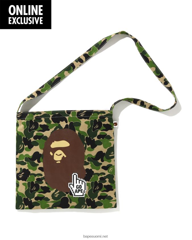armeijan vihreä miehet A Bathing Ape sacoche laukku 8HT2D8773