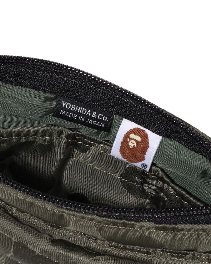 armeijan vihreä miehet A Bathing Ape x porter kiinteä camo olkalaukku 8HT2D8548