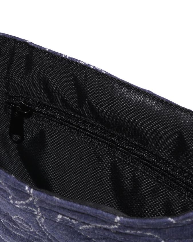 laivastonsininen miehet A Bathing Ape abc camo olkalaukku 8HT2D8421