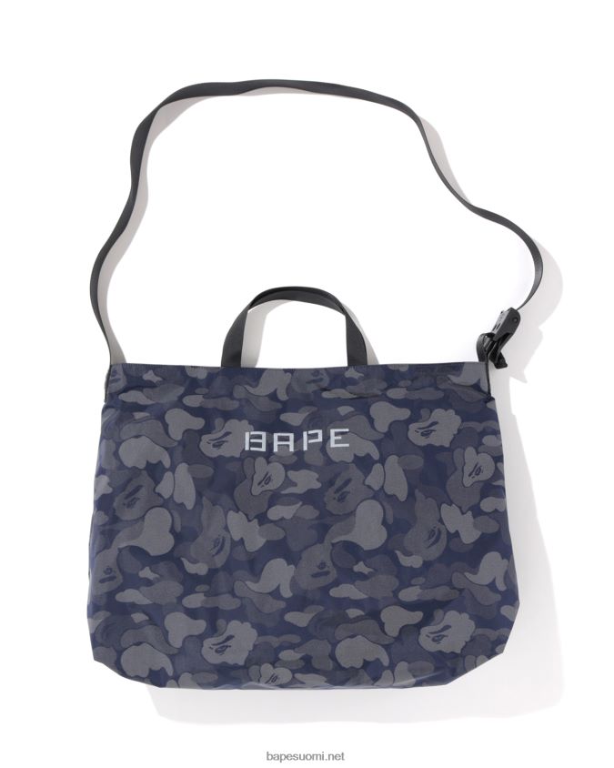 laivastonsininen miehet A Bathing Ape abc dot heijastava olkalaukku 8HT2D8760