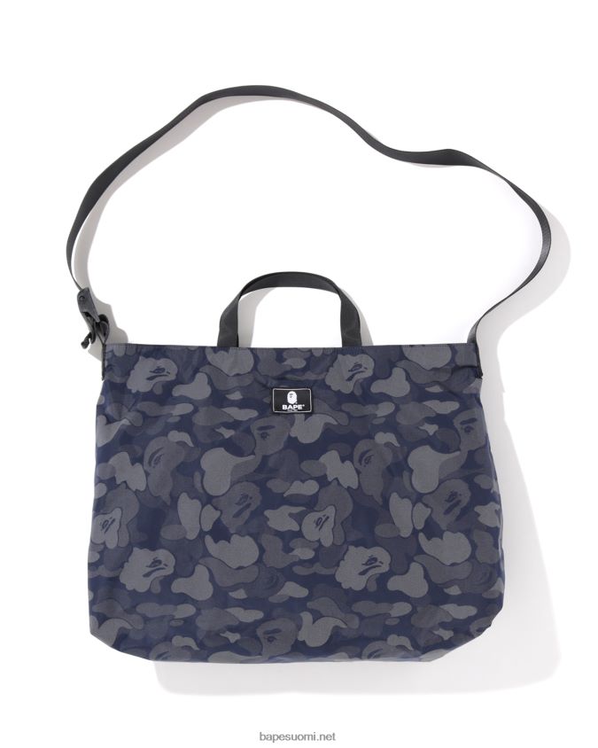 laivastonsininen miehet A Bathing Ape abc dot heijastava olkalaukku 8HT2D8760