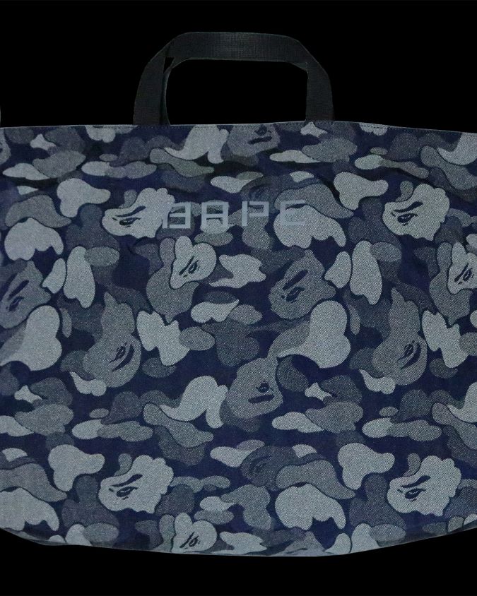laivastonsininen miehet A Bathing Ape abc dot heijastava olkalaukku 8HT2D8760