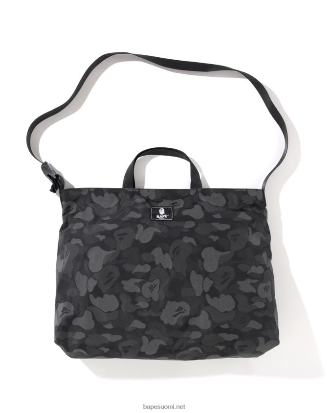 musta miehet A Bathing Ape abc dot heijastava olkalaukku 8HT2D8761