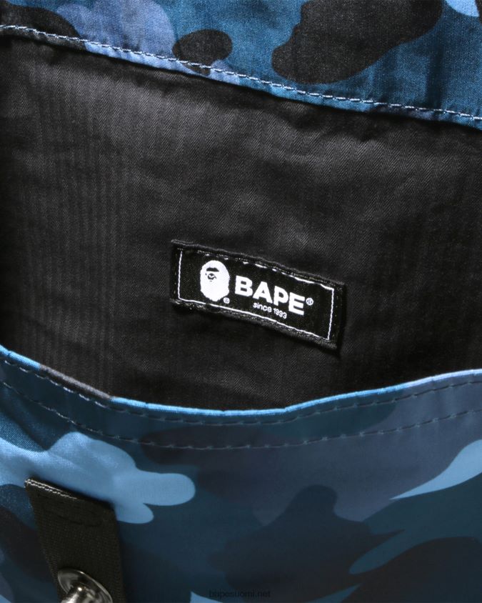 sininen miehet A Bathing Ape gradation camo olkalaukku 8HT2D8768