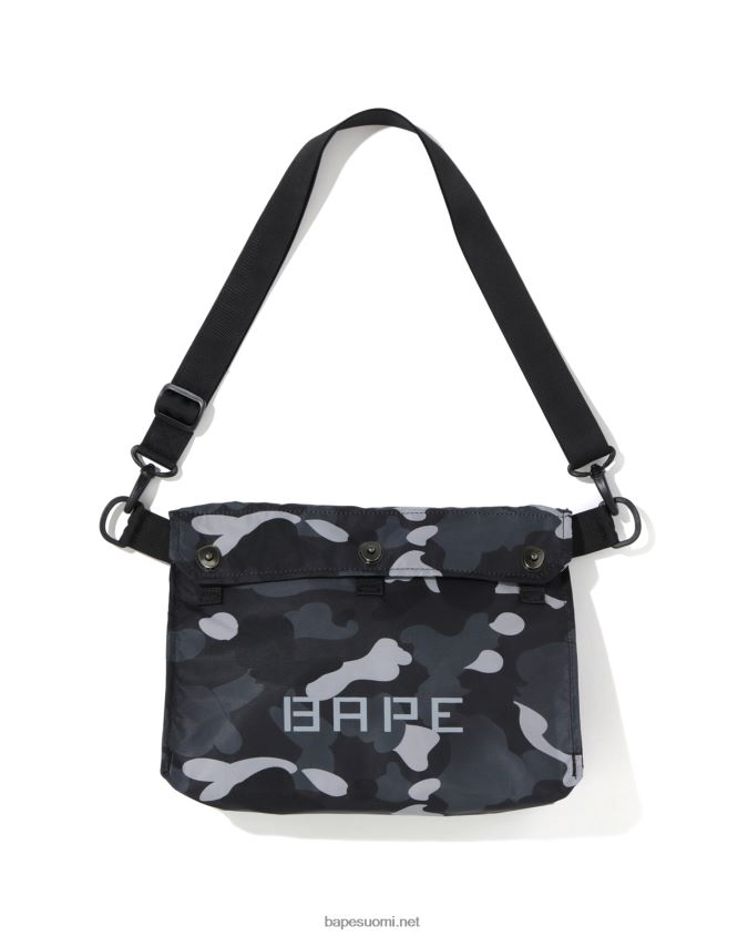 tummanharmaa miehet A Bathing Ape gradation camo olkalaukku 8HT2D8769