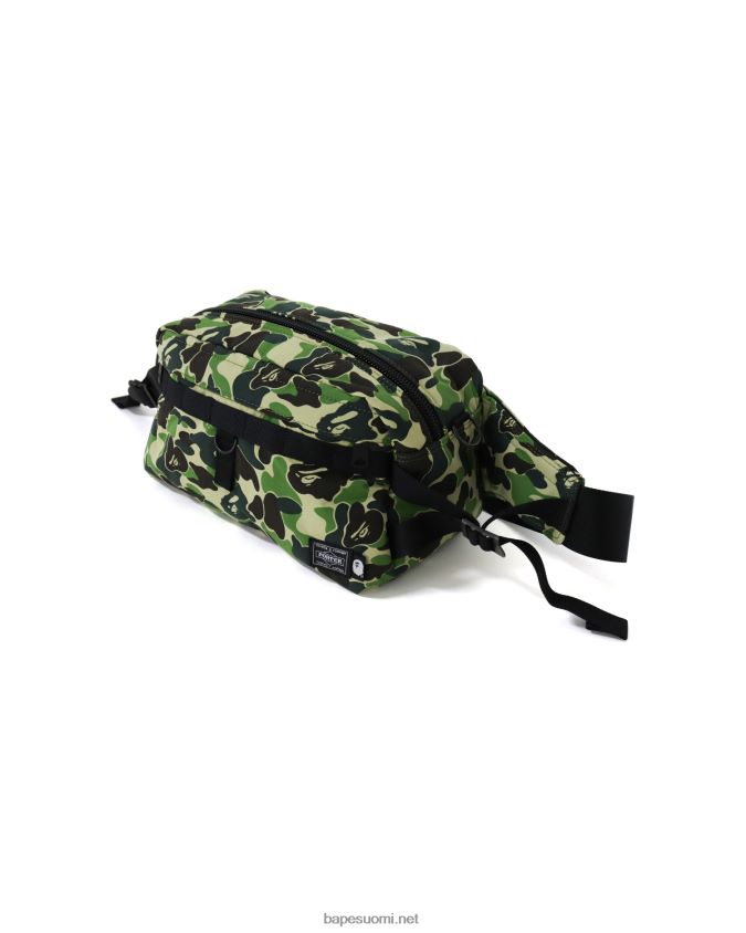 armeijan vihreä miehet A Bathing Ape porter abc camo vyötärölaukku 8HT2D8755