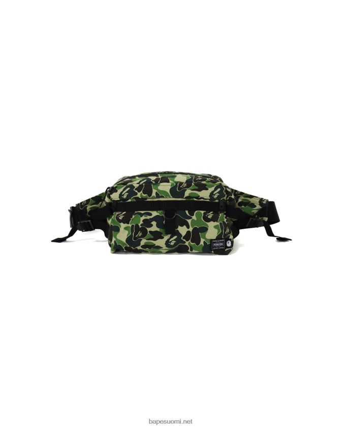 armeijan vihreä miehet A Bathing Ape porter abc camo vyötärölaukku 8HT2D8755