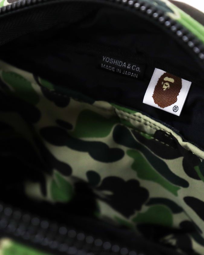 armeijan vihreä miehet A Bathing Ape porter abc camo vyötärölaukku 8HT2D8755