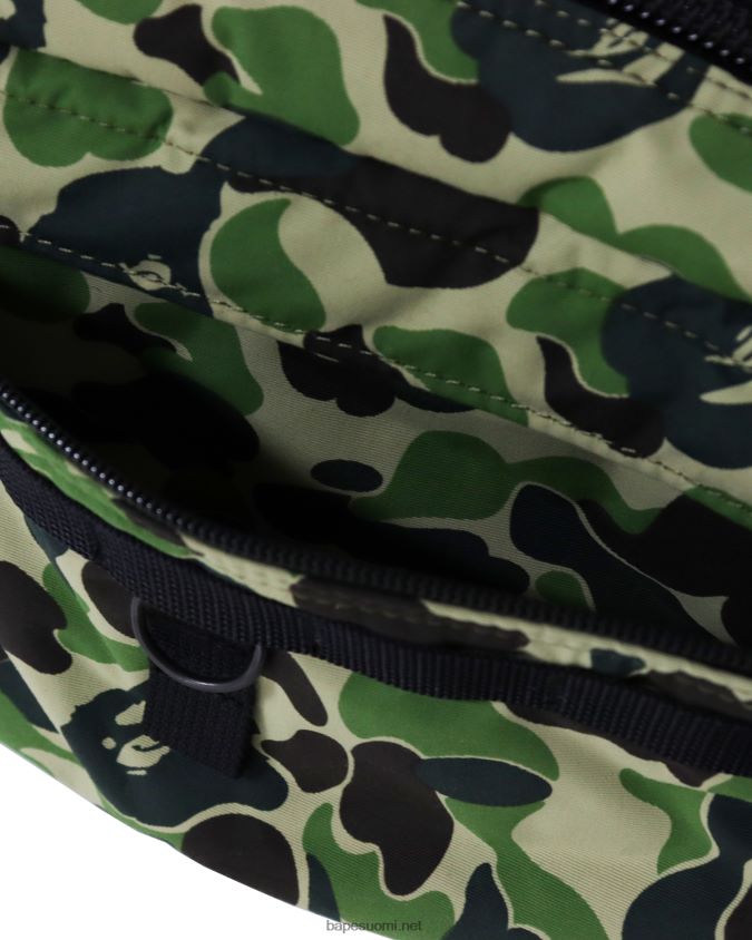 armeijan vihreä miehet A Bathing Ape porter abc camo vyötärölaukku 8HT2D8755