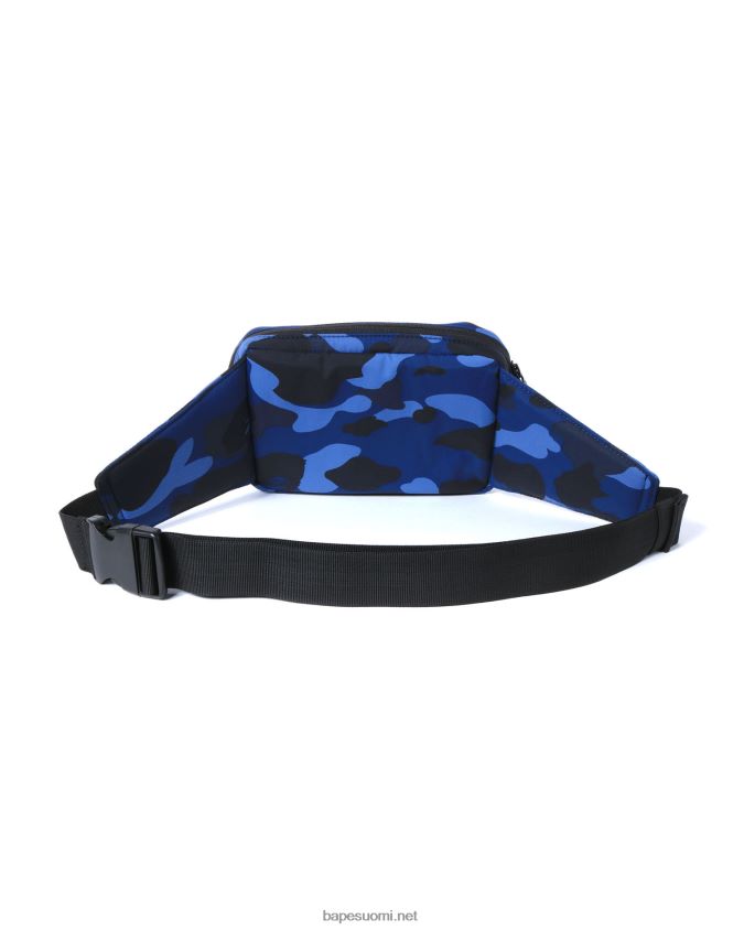 laivastonsininen miehet A Bathing Ape värillinen camo-vyötärölaukku 8HT2D8763