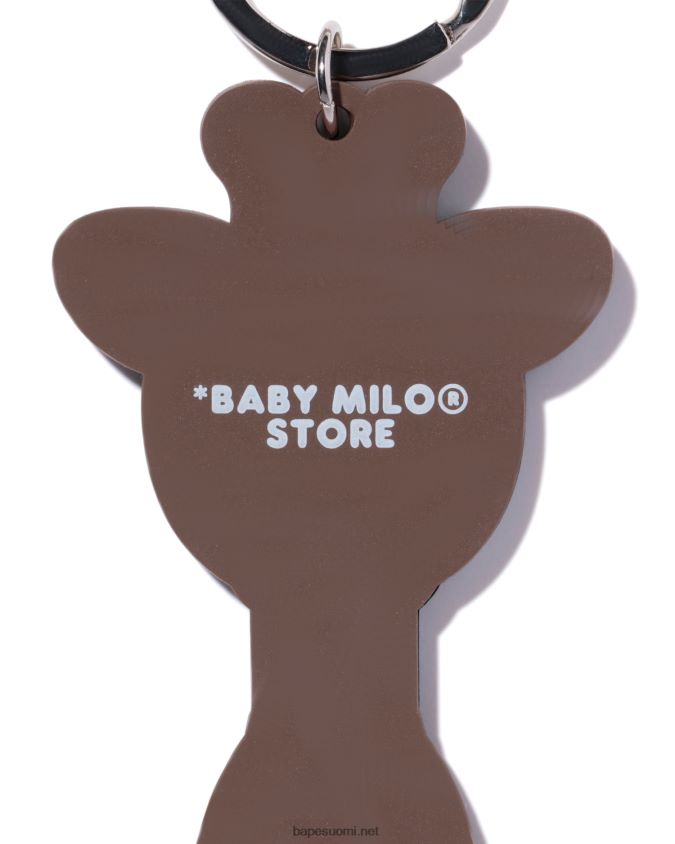 keltainen miehet A Bathing Ape alli silikoninen avaimenperä 8HT2D81179