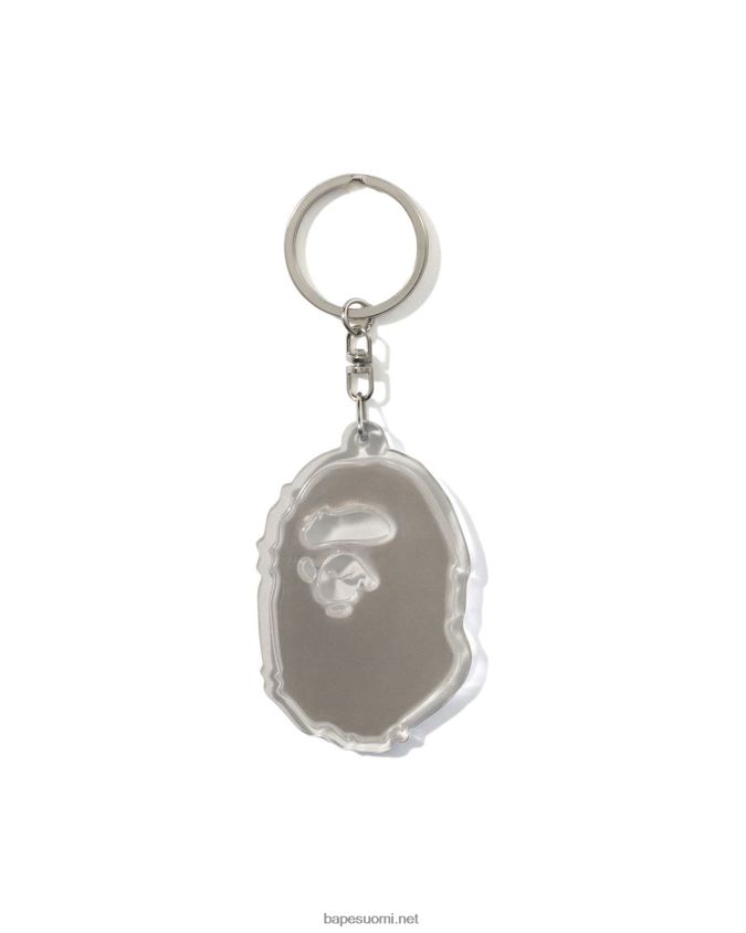 musta miehet A Bathing Ape päätä heijastava avaimenperä 8HT2D8483