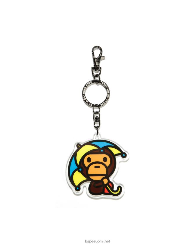 ruskea miehet A Bathing Ape baby milo avaimenperä 8HT2D81190