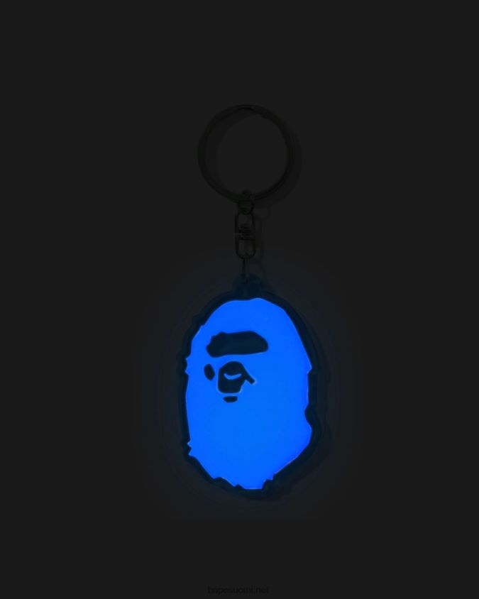 sininen miehet A Bathing Ape päätä heijastava avaimenperä 8HT2D8484