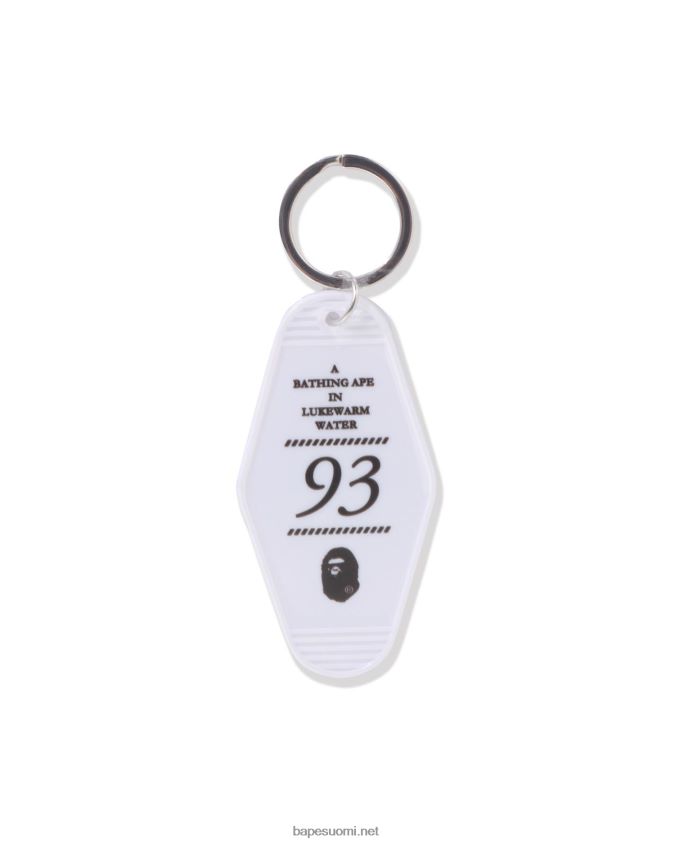 valkoinen miehet A Bathing Ape huoneen avaimenperä 8HT2D8482