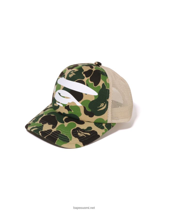armeijan vihreä miehet A Bathing Ape abc camo kasvojen verkkokorkki 8HT2D8403