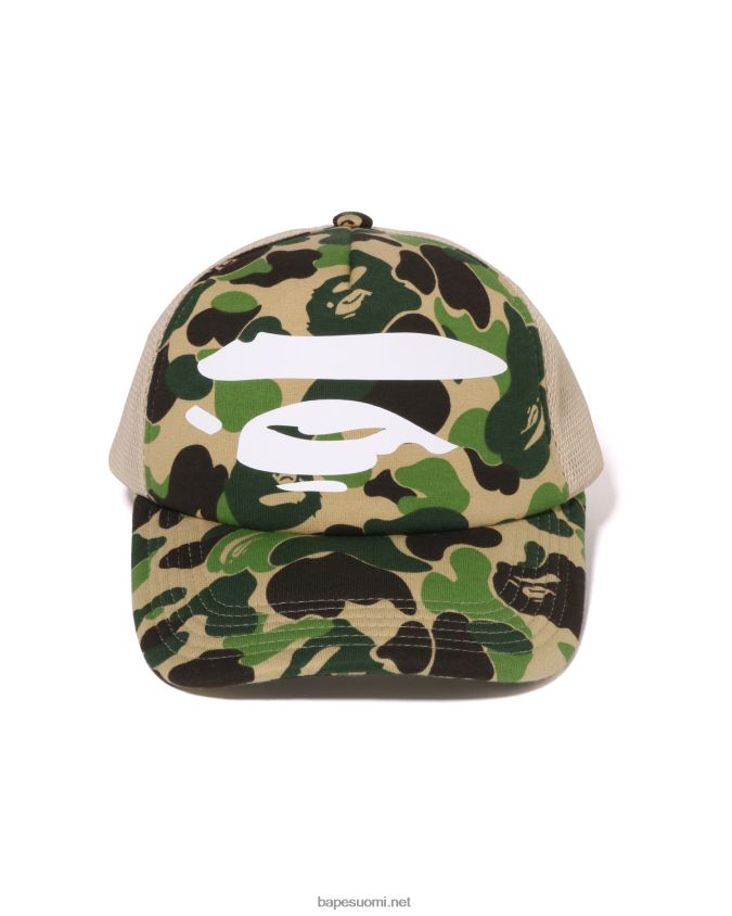 armeijan vihreä miehet A Bathing Ape abc camo kasvojen verkkokorkki 8HT2D8403