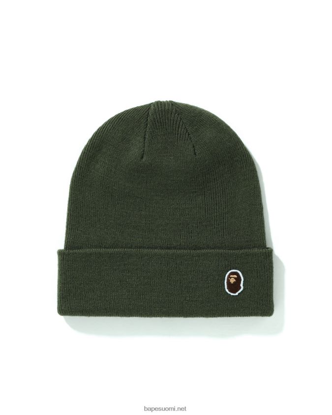 armeijan vihreä miehet A Bathing Ape pää yksipisteneulottu lippalakki 8HT2D8594