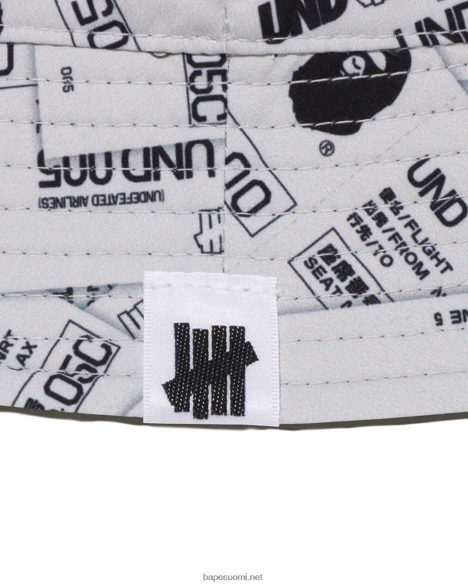 armeijan vihreä miehet A Bathing Ape x undftd väri camo flanelli bucket hattu 8HT2D8518