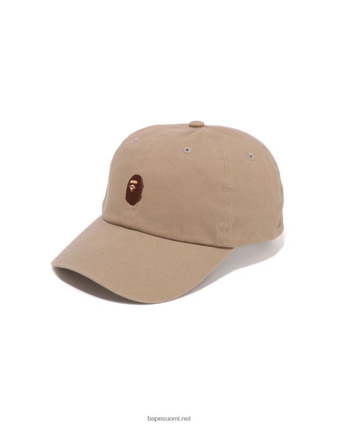 beige miehet A Bathing Ape yhden pisteen paneelikorkki 8HT2D8442