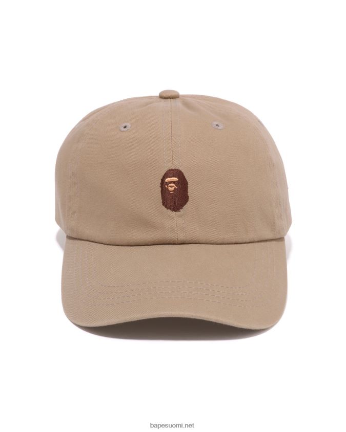 beige miehet A Bathing Ape yhden pisteen paneelikorkki 8HT2D8442