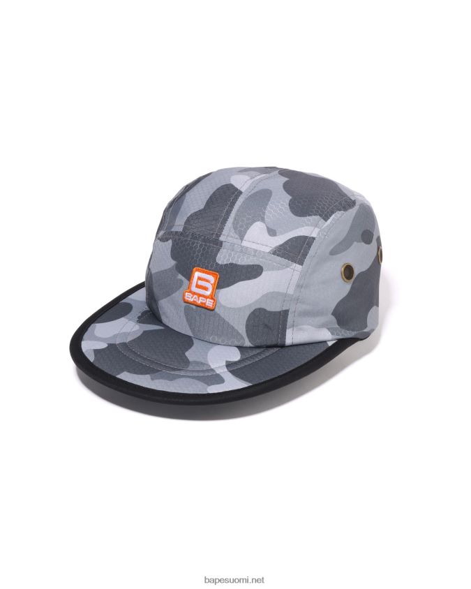 harmaa miehet A Bathing Ape hunajakennomainen camo jet cap 8HT2D8414