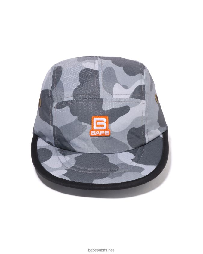 harmaa miehet A Bathing Ape hunajakennomainen camo jet cap 8HT2D8414