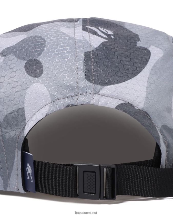 harmaa miehet A Bathing Ape hunajakennomainen camo jet cap 8HT2D8414