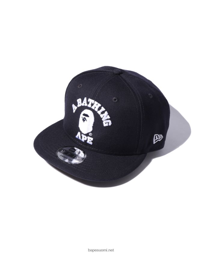 laivastonsininen miehet A Bathing Ape college new era snap back cap 8HT2D8576