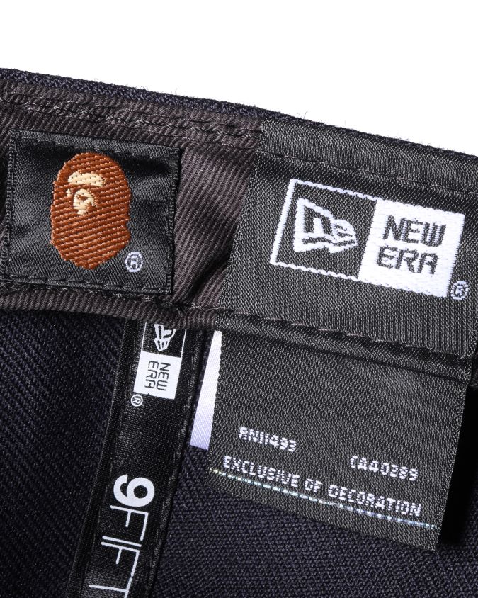 laivastonsininen miehet A Bathing Ape college new era snap back cap 8HT2D8576