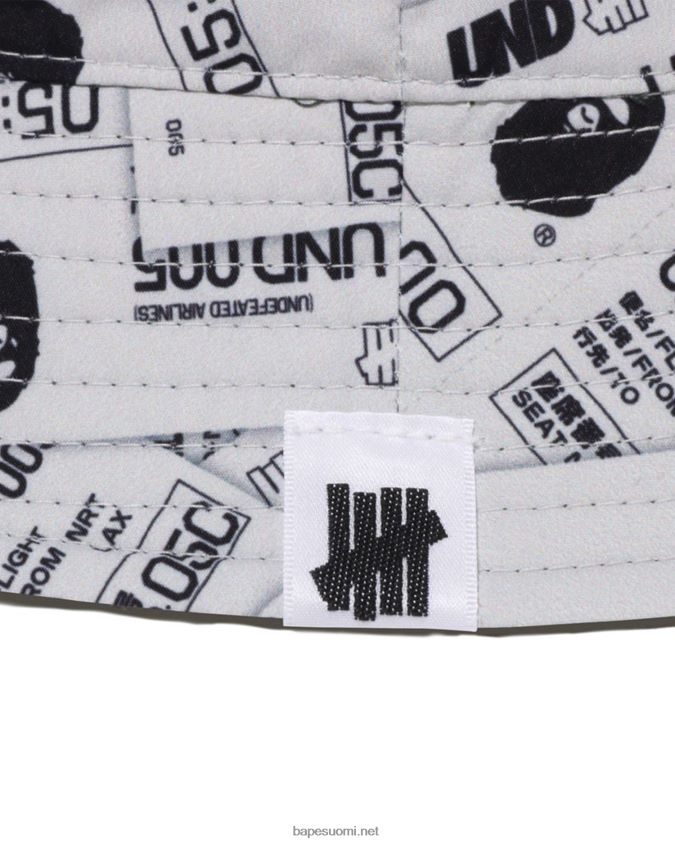 laivastonsininen miehet A Bathing Ape x undftd väri camo flanelli bucket hattu 8HT2D8519