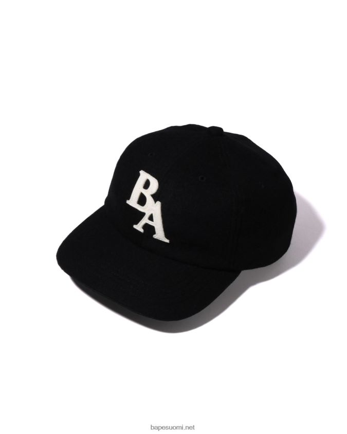 musta miehet A Bathing Ape head melton paneelin korkki 8HT2D8522