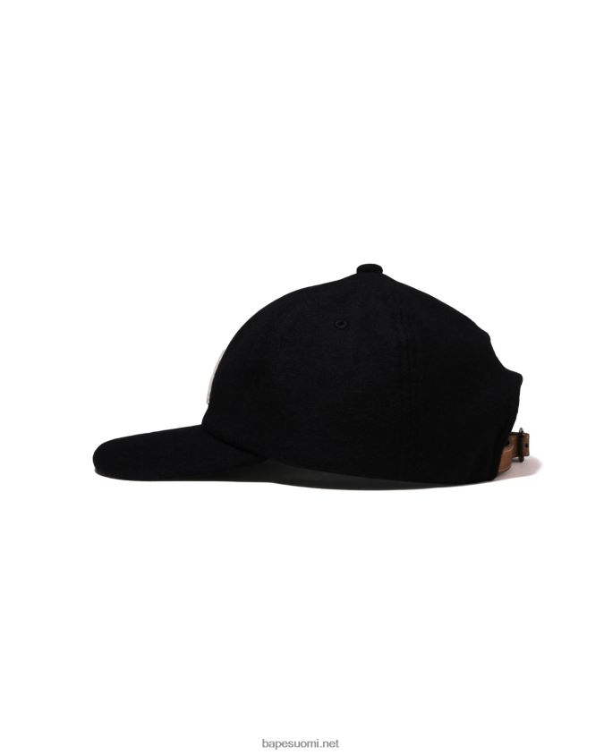 musta miehet A Bathing Ape head melton paneelin korkki 8HT2D8522