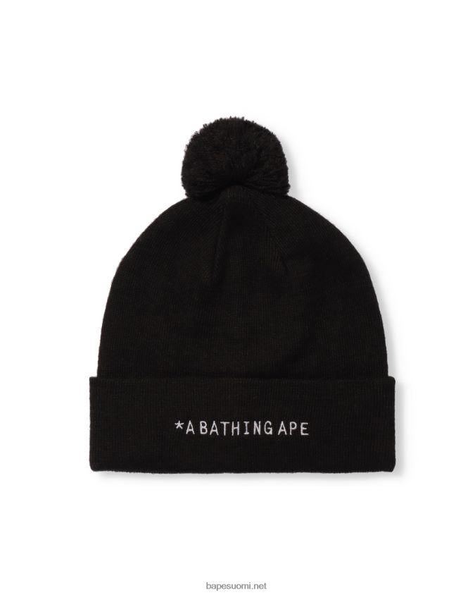 musta miehet A Bathing Ape neuloa pipo 8HT2D8637