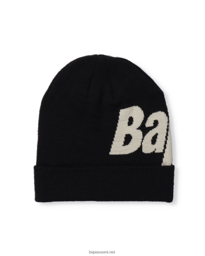 musta miehet A Bathing Ape neulottu korkki 8HT2D8628