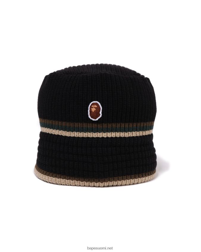 musta miehet A Bathing Ape pää yksipisteinen murskainhattu 8HT2D8417