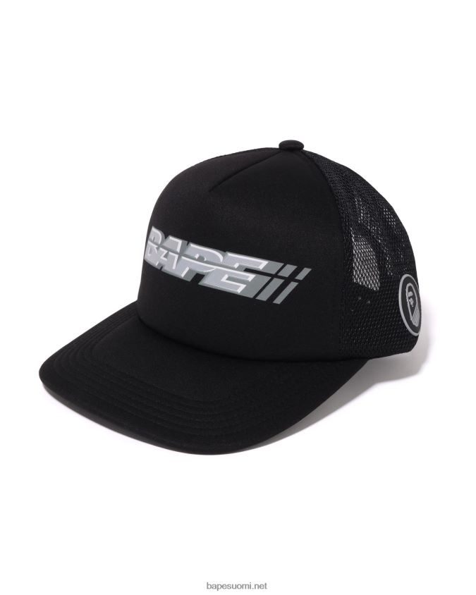 musta miehet A Bathing Ape racer verkkokorkki 8HT2D8388