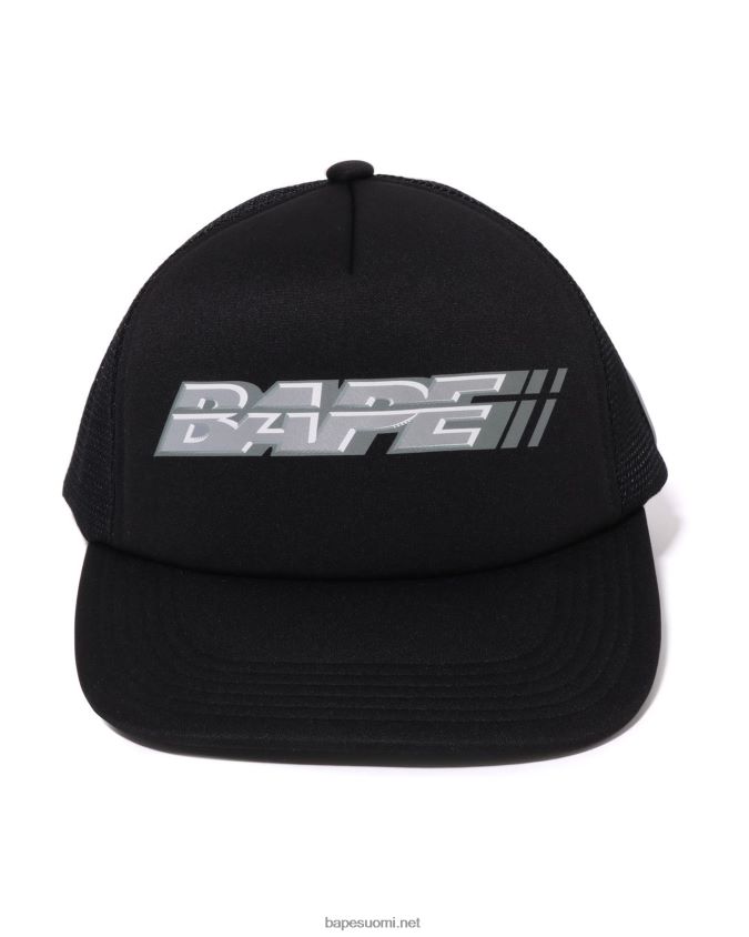 musta miehet A Bathing Ape racer verkkokorkki 8HT2D8388