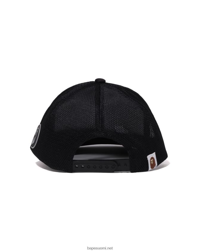 musta miehet A Bathing Ape racer verkkokorkki 8HT2D8388