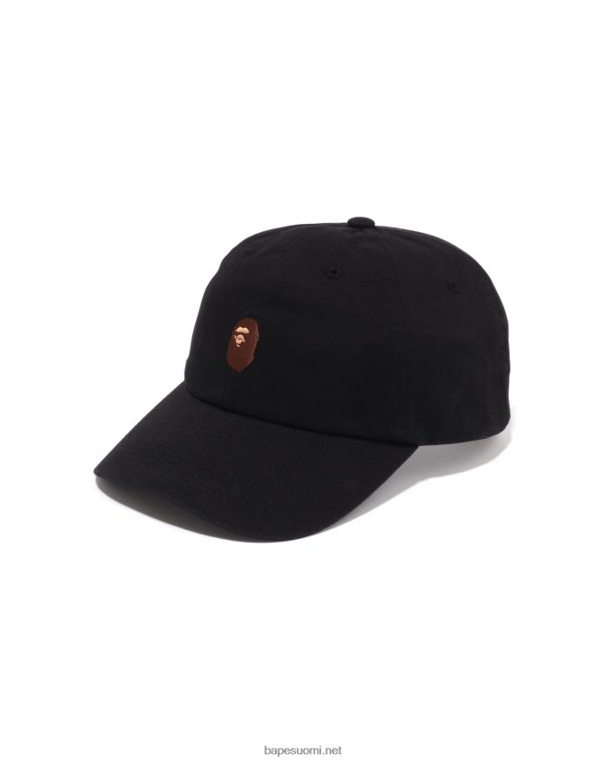 musta miehet A Bathing Ape yhden pisteen paneelikorkki 8HT2D8443