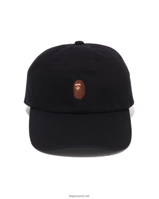 musta miehet A Bathing Ape yhden pisteen paneelikorkki 8HT2D8443