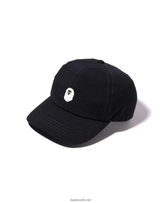 musta miehet A Bathing Ape yhden pisteen paneelikorkki 8HT2D8537