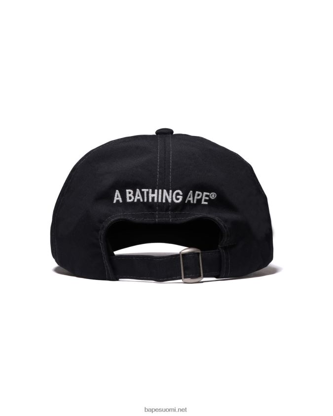 musta miehet A Bathing Ape yhden pisteen paneelikorkki 8HT2D8537