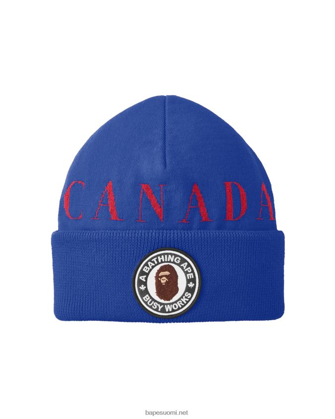 sininen miehet A Bathing Ape x kanadanhanhi x concepts neulottu lippis 8HT2D8618
