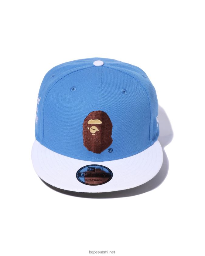 sininen miehet A Bathing Ape x new era head 9 fifty cap 8HT2D8562