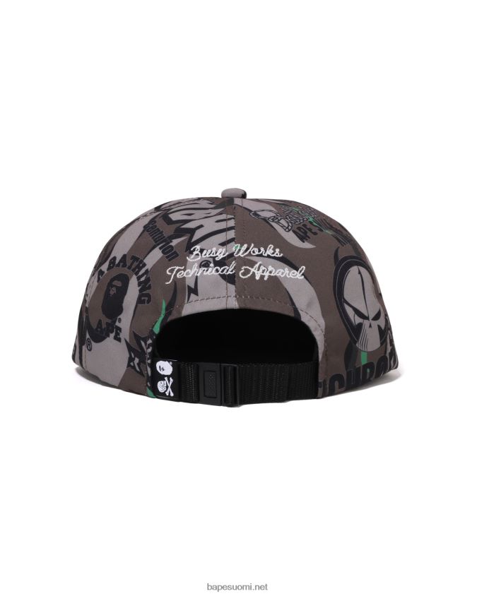tumma khaki miehet A Bathing Ape x nbhd cap 8HT2D8506
