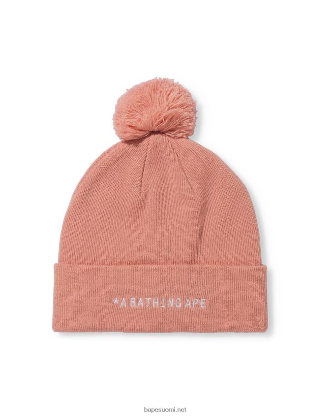 vaaleanpunainen miehet A Bathing Ape neuloa pipo 8HT2D8639